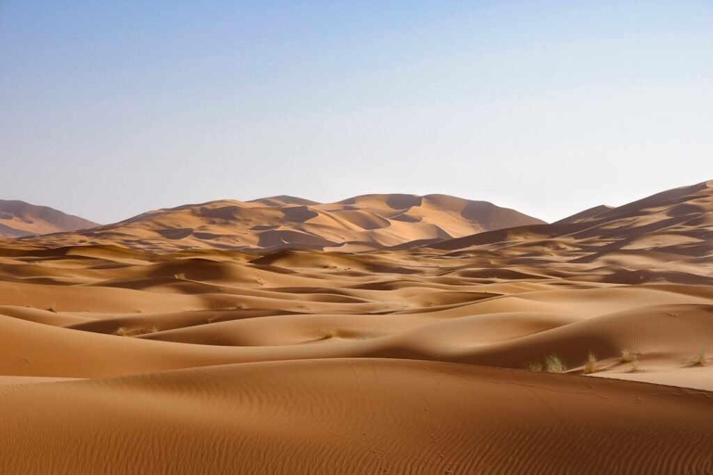 Dunas de areia ilustrativas; não representam uma experiência disponível